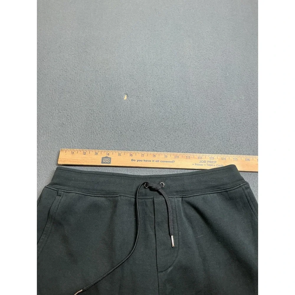 Polo Ralph Lauren Pants Mens S Black Jogger Fleece Slim Cotton Polyester